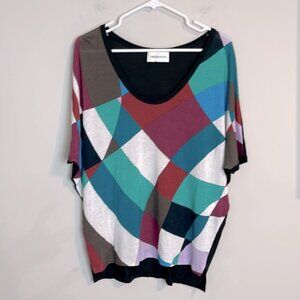 Emilio Pucci abstract Print short sleeve top size 6